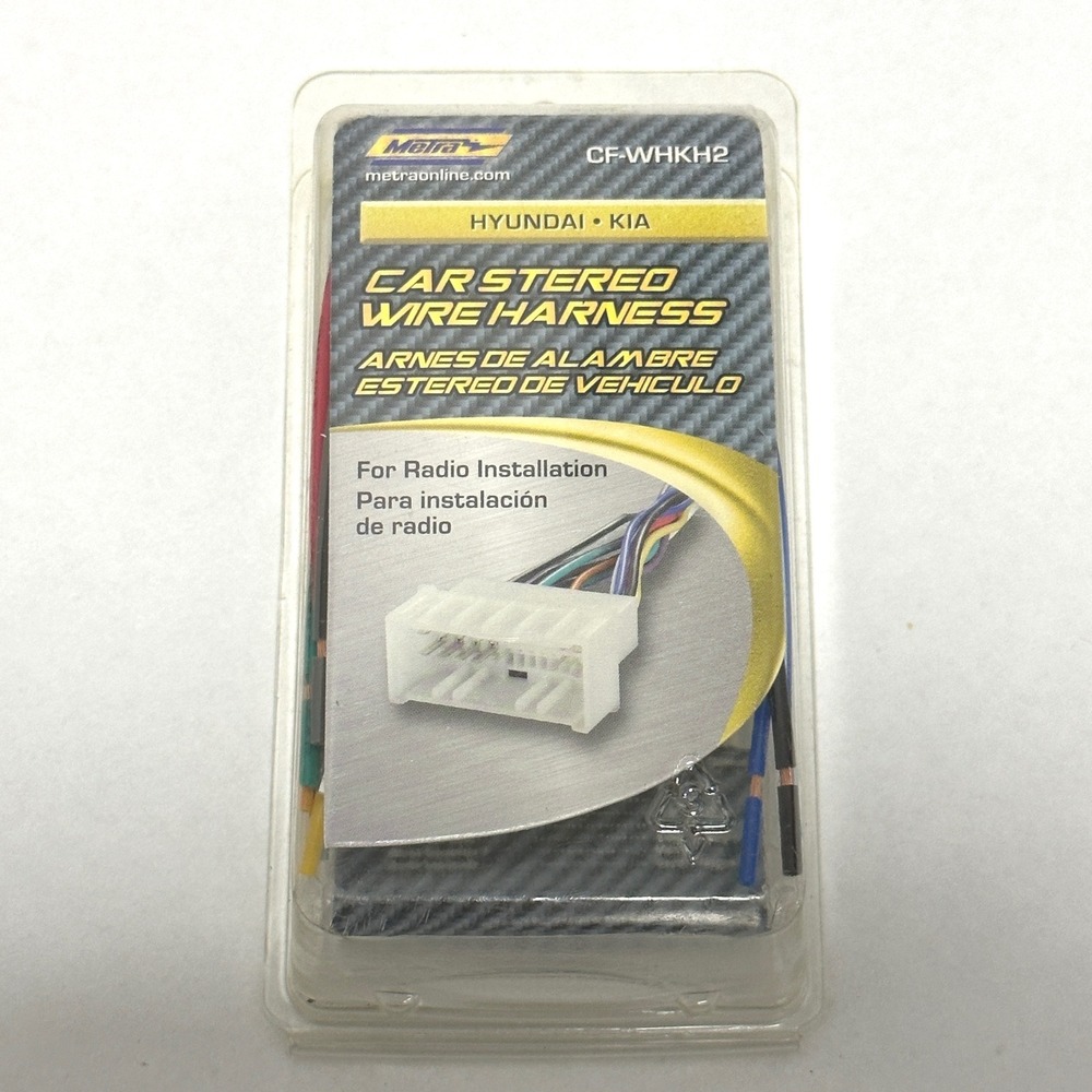 Metra Car Stereo Wire Harness CF-WHKH2 Hyundai Kia Radio Installation